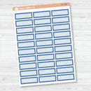 NP-Basic Third Box Label Planner Stickers | for Erin Condren Evolve Palette | EC-059-064