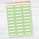 NP-Basic Third Box Label Planner Stickers | for Erin Condren Evolve Palette | EC-059-064