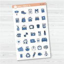 NP-Doodle Icon Planner Stickers | For Erin Condren Evolve Planners | EC-099-104