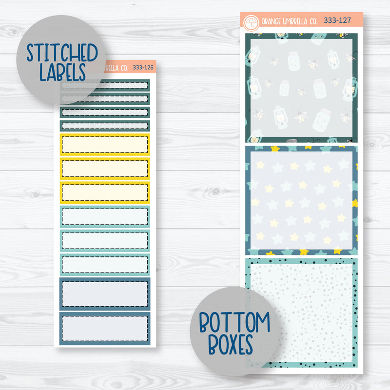 Firefly Summer Night Kit | A5 Daily Duo Planner Kit Stickers | Light Up | 333-121