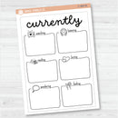 NP-Currently Full Page A5 & 7x9 Deco Planner Stickers Planner Stickers | C-380