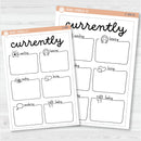 NP-Currently Full Page A5 & 7x9 Deco Planner Stickers Planner Stickers | C-380