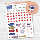Build Your Own Journal Kit Planner Stickers | July F16 | U-007