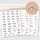 NP-School Related Holiday Mini Script Planner Stickers | F13 | S-050
