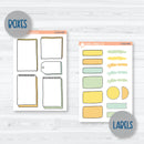 Summer Bees Universal Planner Kit | Journal Style Planner Kit Stickers | U-015
