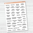 NP-School Related Holiday Script Planner Stickers | F19 | S-057