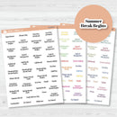 NP-School Related Holiday Mini Script Planner Stickers | F19 | S-058