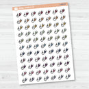 Hand Doodled Plug/Unplug Icon Planner Stickers | I-468