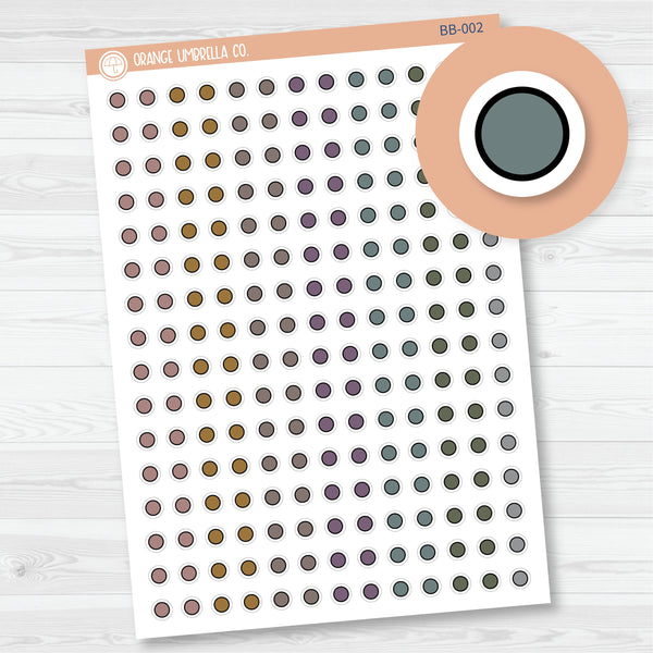 Bold Blooms Tiny Circle Planner Stickers from Kits | Erin Condren Floral Palette | BB-002