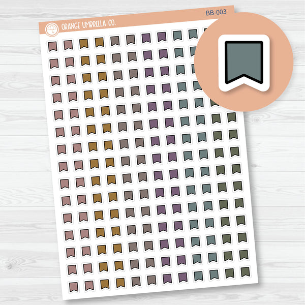 Bold Blooms Tiny Flag Planner Stickers from Kits | Erin Condren Floral Palette | BB-003