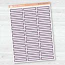 Skinny Label Planner Stickers | Bold Blooms Palette | BB-014-019