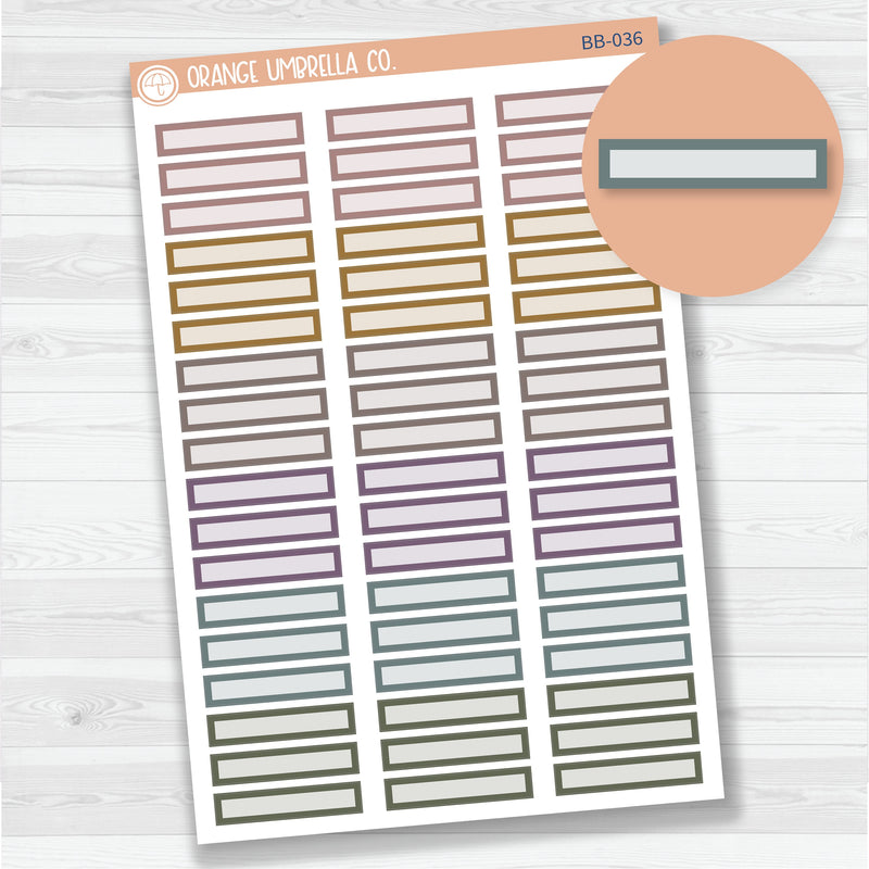 Skinny Appointment Planner Stickers | ECLP Bold Blooms Mixed Sheet | BB-036