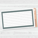 A5 Lined Box Dashboard Planner Stickers | Bold Blooms Palette | BB-048-053