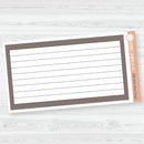 A5 Lined Box Dashboard Planner Stickers | Bold Blooms Palette | BB-048-053