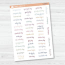 US Holiday - Mini Script Planner Stickers | F14 | S-034