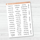 US Holiday - Mini Script Planner Stickers | F14 | S-034