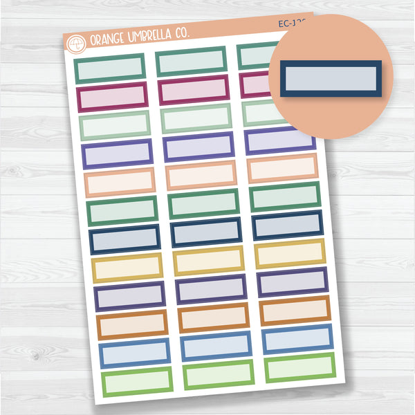NP-Mixed Quarter Box Labels Planner Stickers | Erin Condren Evolve Palette | ECP-120