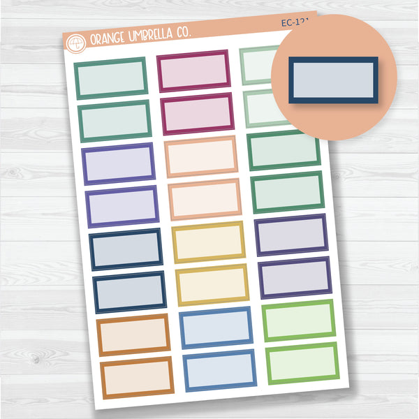 EC Mixed Third Box Labels Planner Stickers | ECP-121