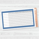 A5 Habit Tracker Dashboard Planner Stickers | EC Palette July to Dec | F19 | ECP-132-ECP-137