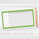A5 Habit Tracker Dashboard Planner Stickers | EC Palette July to Dec | F19 | ECP-132-ECP-137