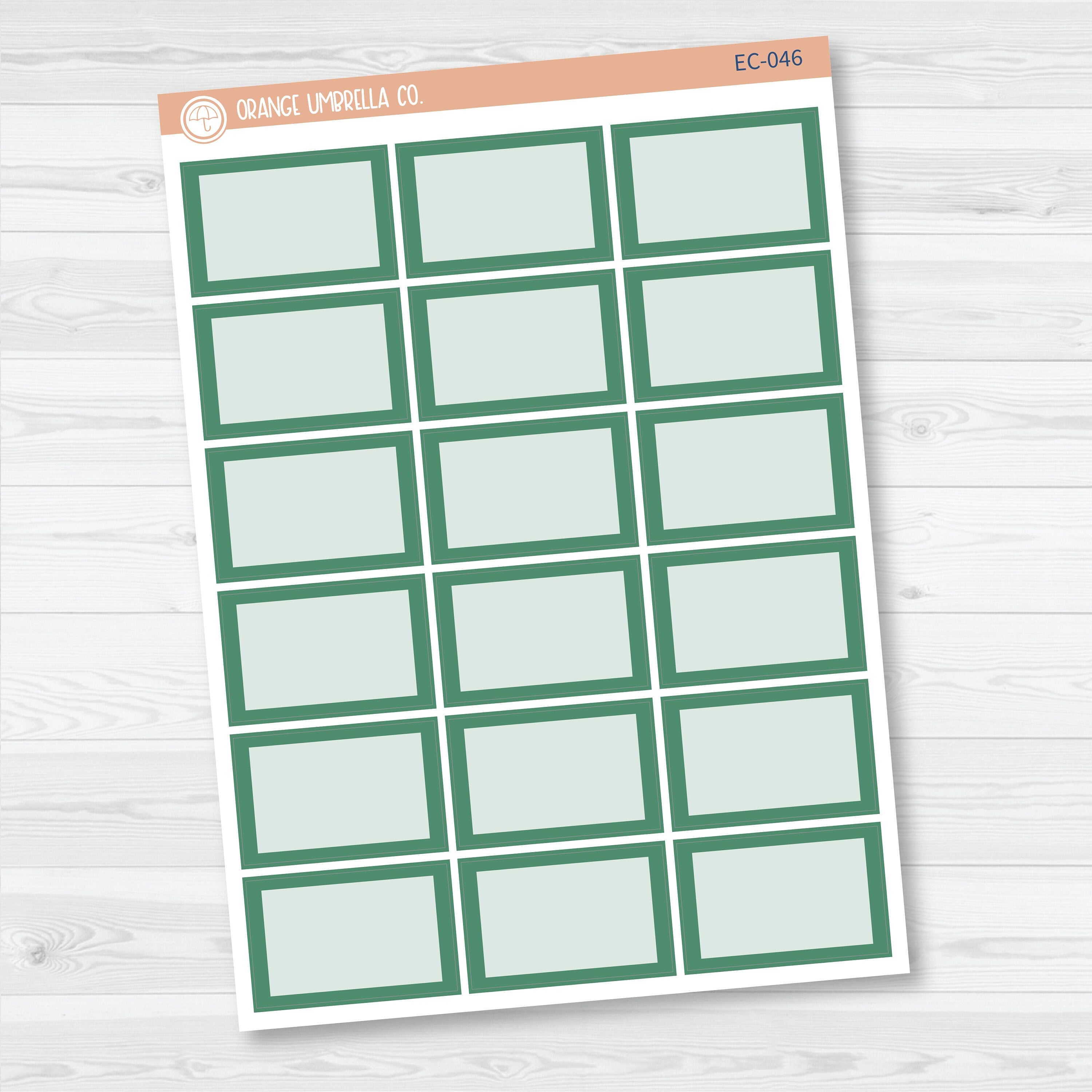 NP-Half Box Label Planner Stickers | Erin Condren Evolve Palette | EC-041-046