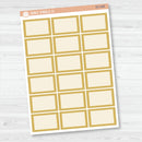 NP-Half Box Label Planner Stickers | for Erin Condren Evolve Palette | EC-047-052