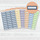 NP-Basic Third Box Label Planner Stickers | for Erin Condren Evolve Palette | EC-059-064