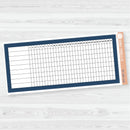 7x9 Habit Tracker Dashboard Planner Stickers | EC Palette July to Dec | ECP-156-ECP-161