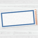 7x9 Lined Box Dashboard Planner Stickers | EC Palette July to Dec | ECP-168-ECP-173