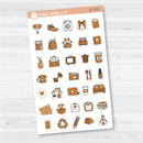 NP-Doodle Icon Planner Stickers | For Erin Condren Evolve Planners | EC-099-104