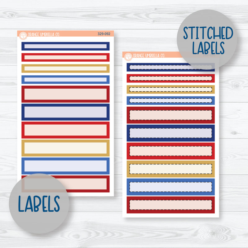 4th Of July | 7x9 Compact Vertical Planner Kit Stickers | Liberty | 329-091