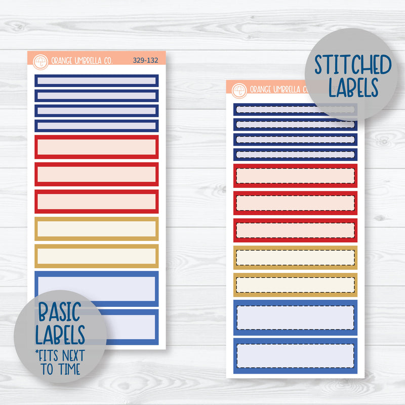 4th Of July Planner Kit | 7x9 Daily Duo Planner Kit Stickers | Liberty | 329-131