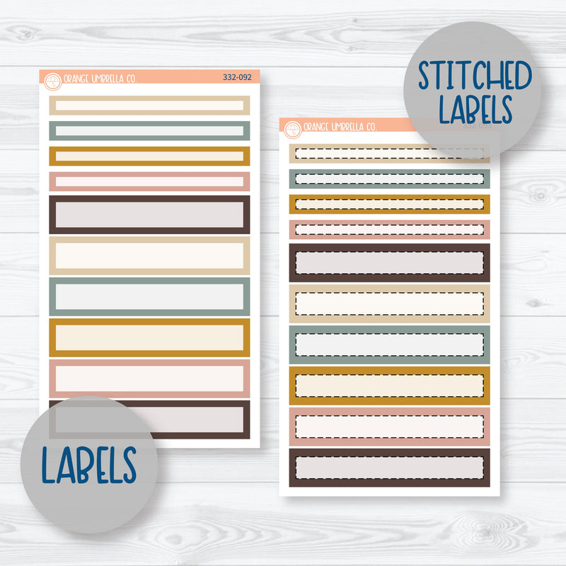 Late Summer Floral Stickers | 7x9 Compact Vertical Planner Kit Stickers | Living Is Easy | 332-091