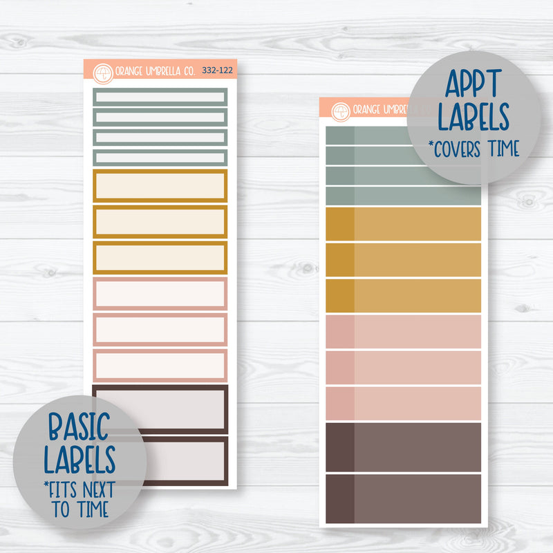 Late Summer Floral Stickers | A5 Daily Duo Planner Kit Stickers | Living Is Easy | 332-121