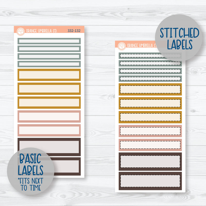 Late Summer Floral Stickers | 7x9 Daily Duo Planner Kit Stickers | Living Is Easy | 332-131