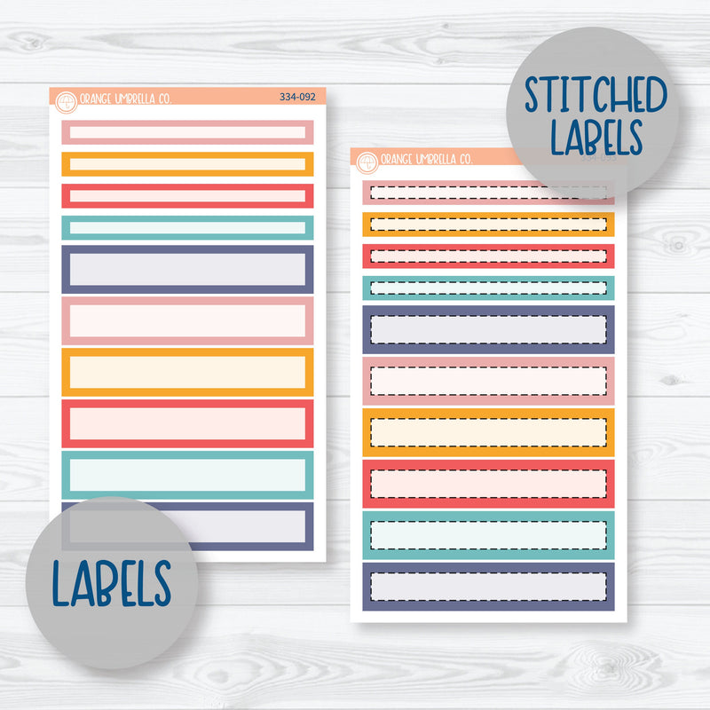 Beachside Vacation Planner Kit | 7x9 Compact Vertical Planner Kit Stickers | Feeling Crabby | 334-091