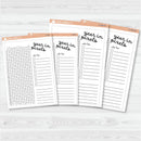 NP-Year In Pixels; January start or July Start Full Page A5 & 7x9 Size Deco Planner Stickers | C-384-385