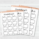 NP-Watching\To WatchTracker Full Page A5 & 7x9 Size Deco Planner Stickers | C-398-399