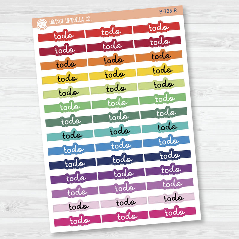 To Do Appointment Headers Planner Stickers | FC16 | B-725