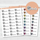 Do Laundry Planner Stickers | F16 | E-299