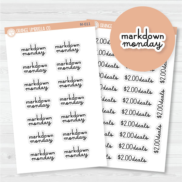 OUC Special Promotions Planner Stickers | F16 | M-011-M-012