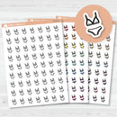 Hand Doodled Lingerie Icon Planner Stickers | I-474