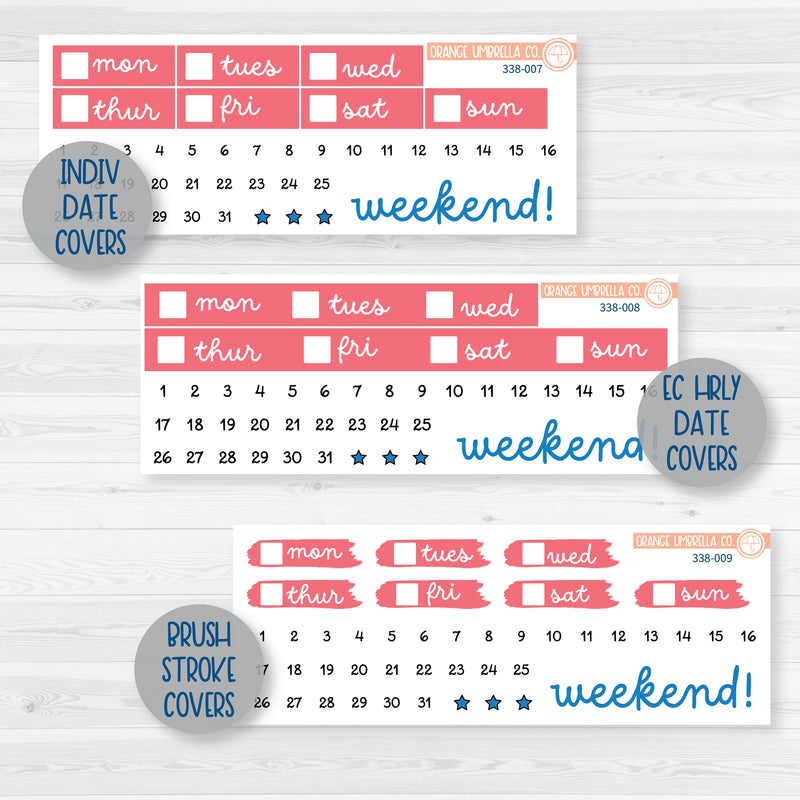 Back To School Kit | Weekly Planner Kit Stickers | School Supplies | 338-001