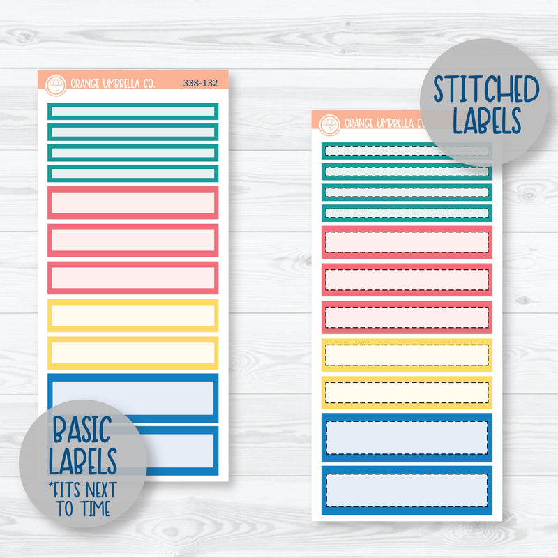 Back To School | 7x9 Daily Duo Planner Kit Stickers | School Supplies | 338-131