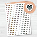 Bold Blooms Tiny Heart Planner Stickers from Kits | Erin Condren Floral Palette | BB-005