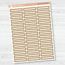 Skinny Label Planner Stickers | Bold Blooms Palette | BB-014-019