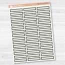 Skinny Label Planner Stickers | Bold Blooms Palette | BB-014-019