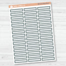 Skinny Label Planner Stickers | Bold Blooms Palette | BB-014-019