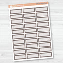 Quarter Box Label Planner Stickers | Bold Blooms Palette | BB-020-025