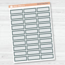 Quarter Box Label Planner Stickers | Bold Blooms Palette | BB-020-025